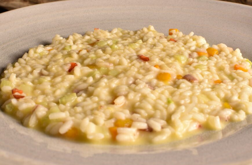 risotto with fennel, pumpkin and nubulo