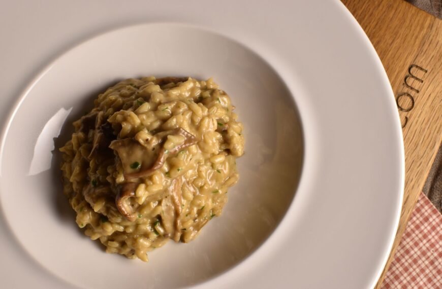 risotto with porcini mushrooms