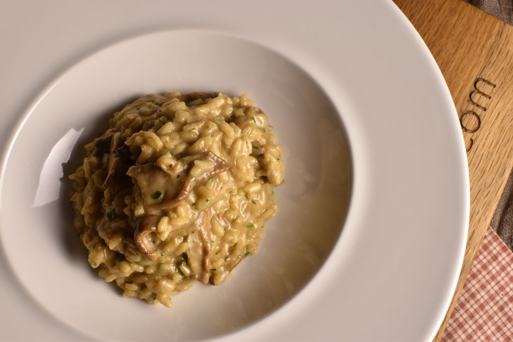 risotto with porcini mushrooms